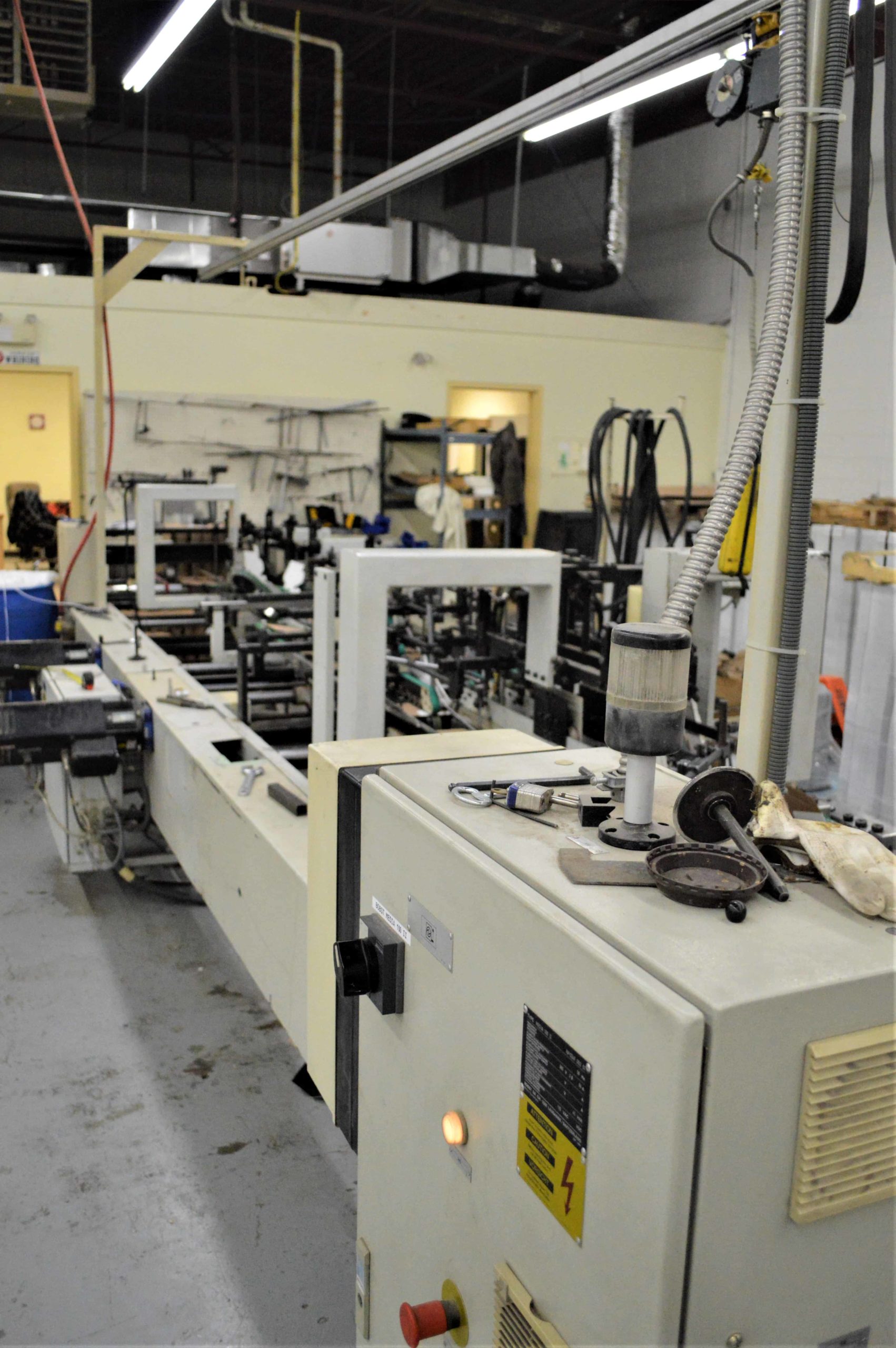 Bobst converting machinery on our factory floor